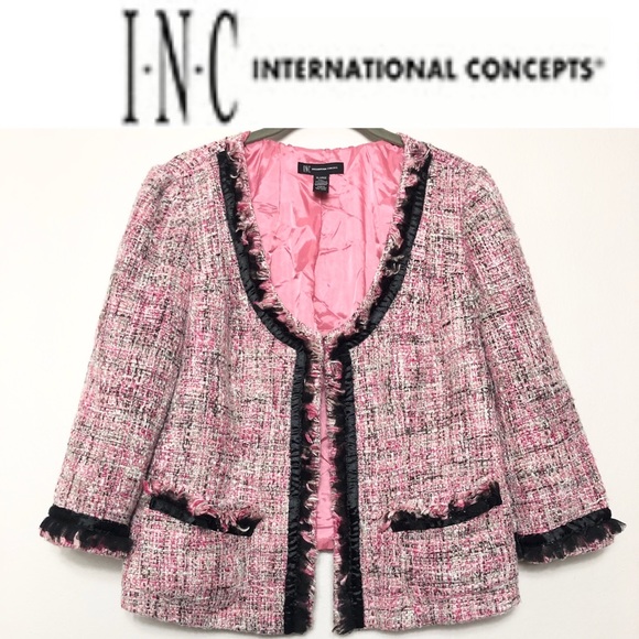 INC International Concepts Jackets & Blazers - INC Pink Blazer